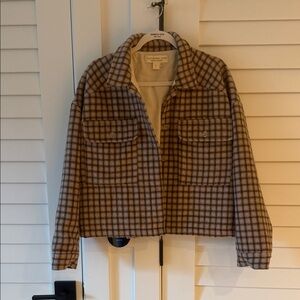 Saltwater LUXE Brown Plaid Jacket